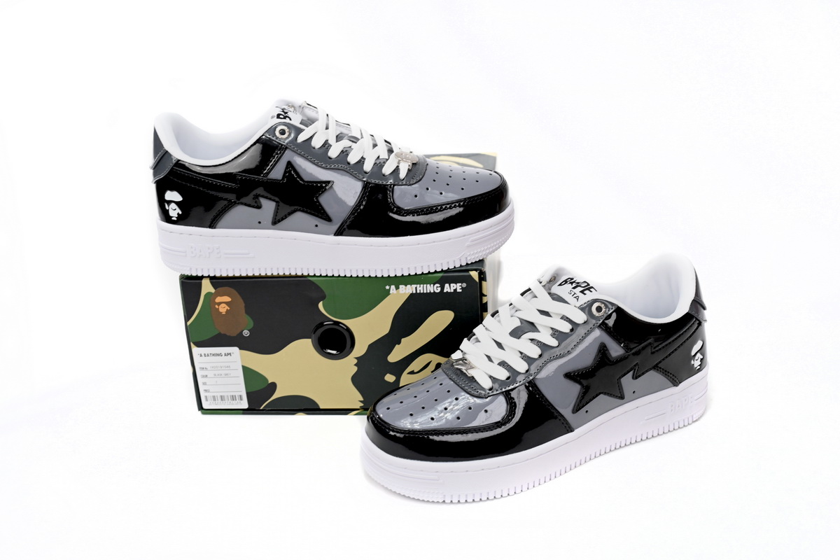 A BATHING APE Bape Sta Combo 1H20-191-046-BLACK - Exclusive Limited Edition Sneakers
