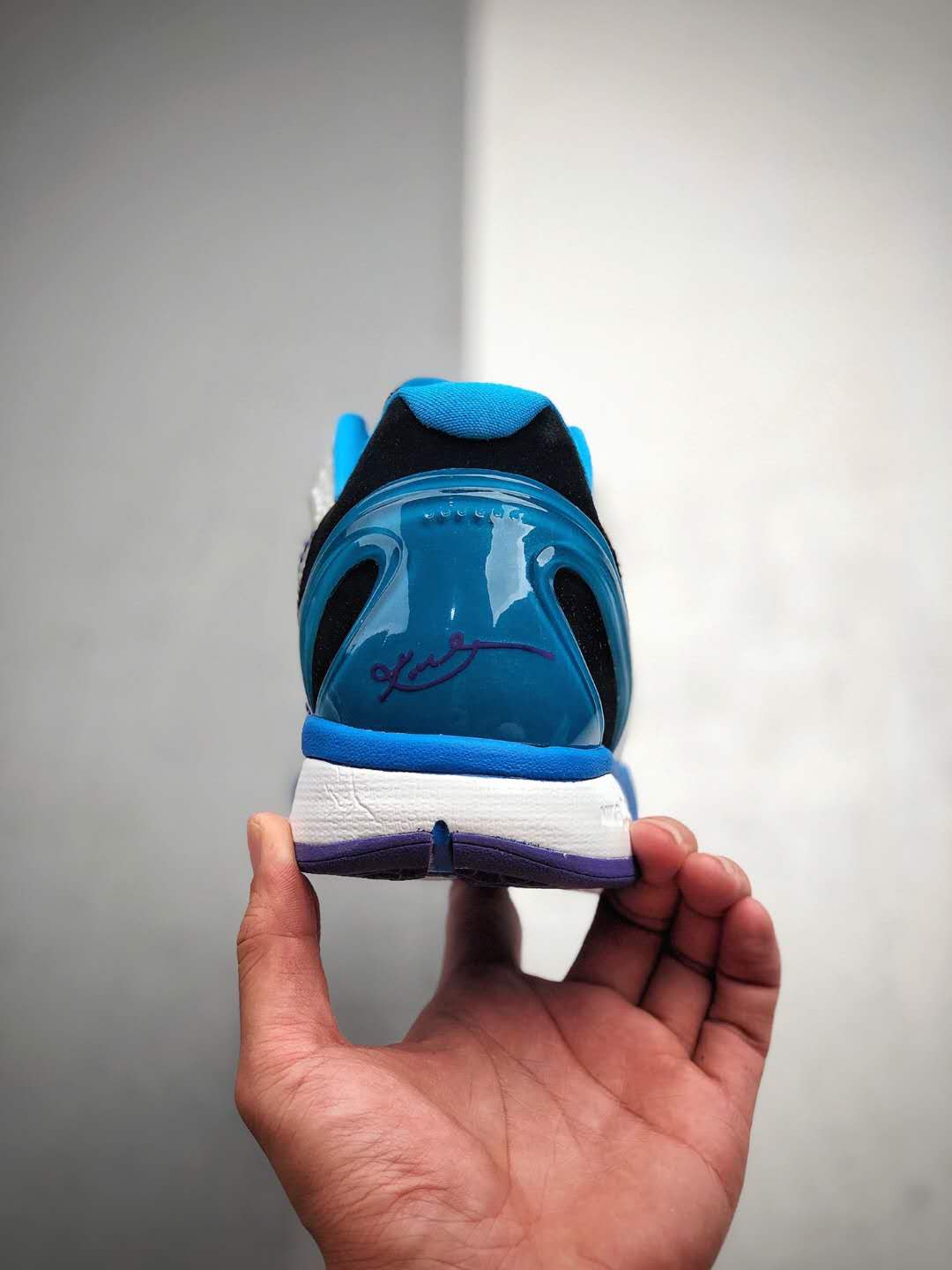 Nike Zoom Kobe 6 White Blue Purple Basketball Shoes - CW2190-102