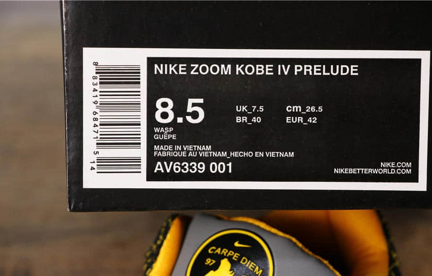 Nike Zoom Kobe 4 Protro 'Carpe Diem' AV6339-001 - Elite Basketball Sneakers