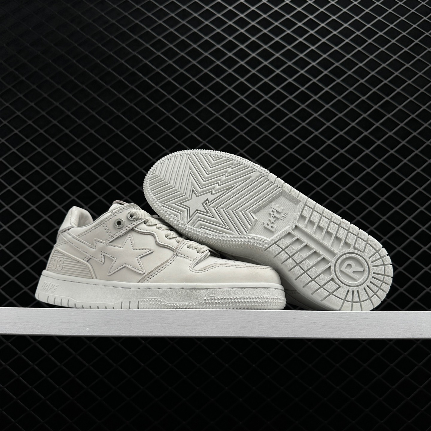 A BATHING APE Bape Sk8 Sta Urban Fall White Shoes | Limited Edition Urban Sneakers