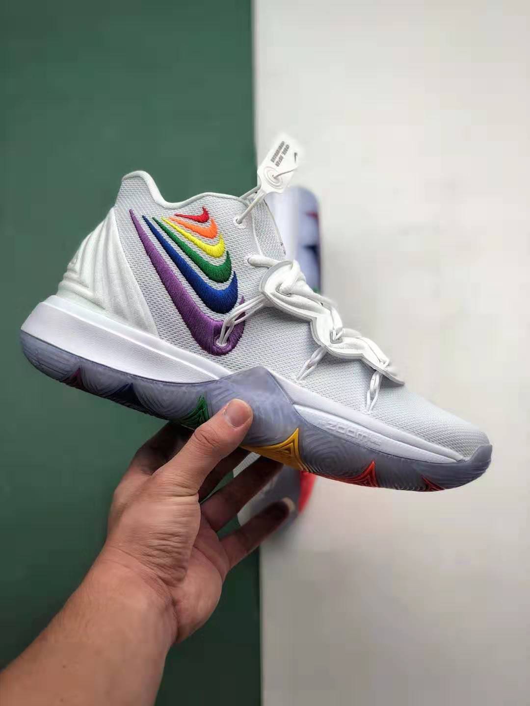 Nike Kyrie 5 BeTrue EP Rainbow Multi-Color CH0521-117 - Vibrant and Stylish Basketball Shoes