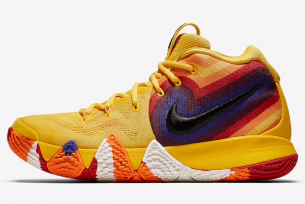 Nike Kyrie 4 Yellow Multicolor Basketball Shoes - 943807-700