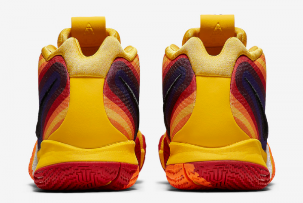 Nike Kyrie 4 Yellow Multicolor Basketball Shoes - 943807-700