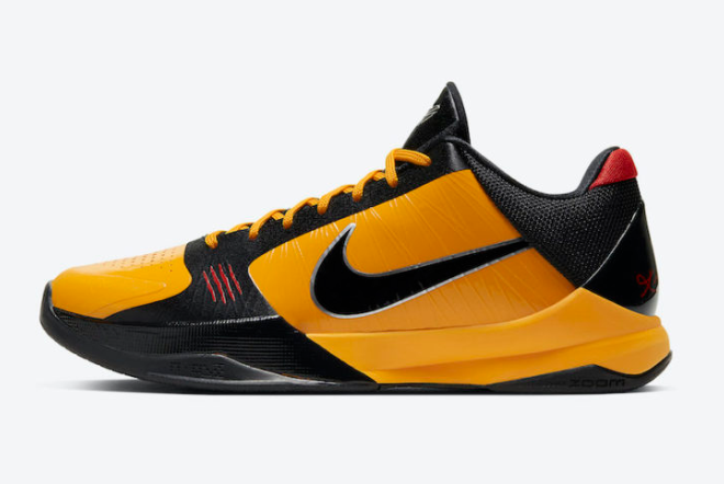 Nike Kobe 5 Protro Bruce Lee CD4991-700 - Classic Design with Iconic Yellow and Black Aesthetic
