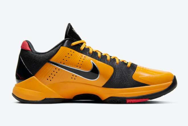 Nike Kobe 5 Protro Bruce Lee CD4991-700 - Classic Design with Iconic Yellow and Black Aesthetic