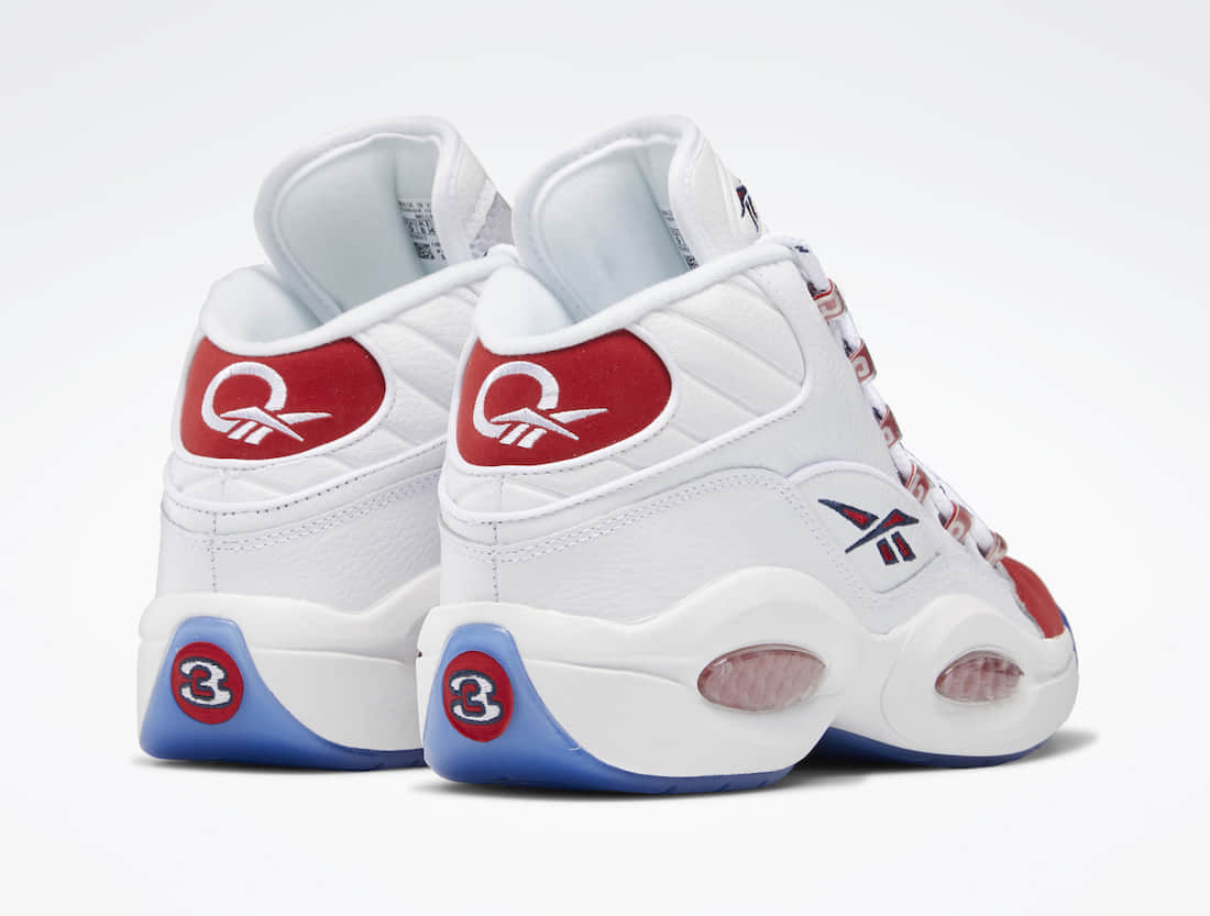 Reebok Question Mid OG 'Red Toe' 2020 FY1018 - Classic Red & White Sneakers