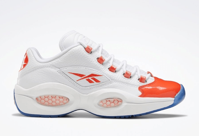 Reebok Question Low Patent 'Vivid Orange' FX4999 - Stylish and Bold Sneakers