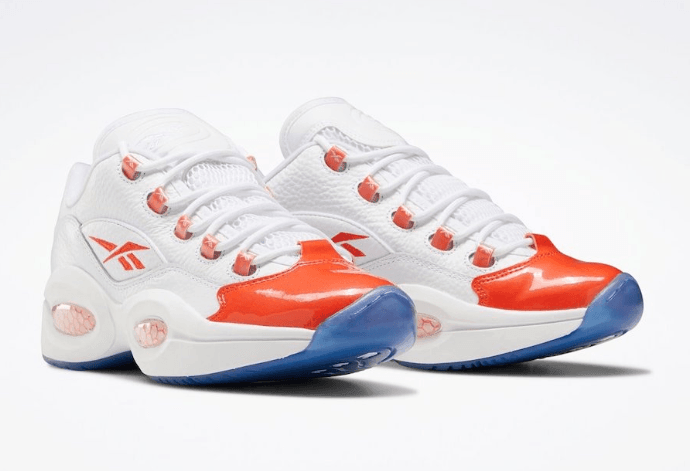 Reebok Question Low Patent 'Vivid Orange' FX4999 - Stylish and Bold Sneakers