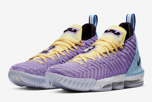 Nike LeBron 16 'Heritage' Lakers CK4765-500 - Authentic Performance Shoes for Lakers Fans