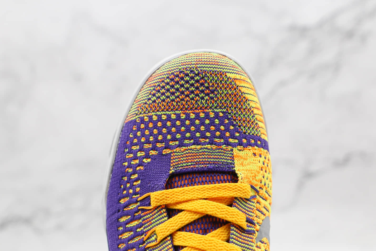Nike Zoom Kobe 9 IX Purple Yellow Black 630487-500 - Stylish and Dynamic Performance Basketball Shoes