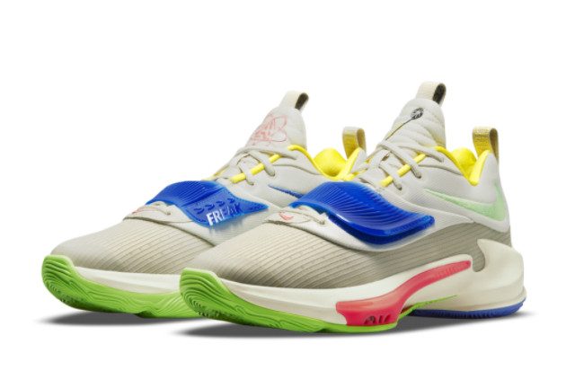 Nike Zoom Freak 3 Primary Colors DA0695-100 | Shop Exclusive Styles at Affordable Prices