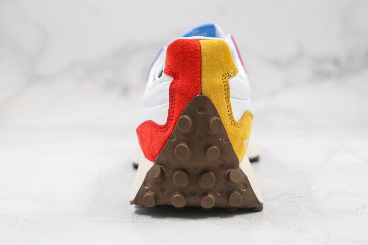 New Balance 327 'Pride Collection' White Multi-Color MS327PRD - Bold and Colorful Statement Footwear
