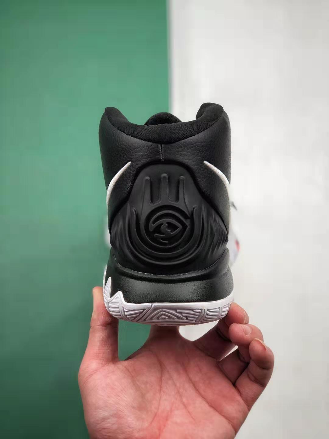 Nike Kyrie 6 EP Black White Orange BQ4631 001 - Premium Performance Basketball Sneakers
