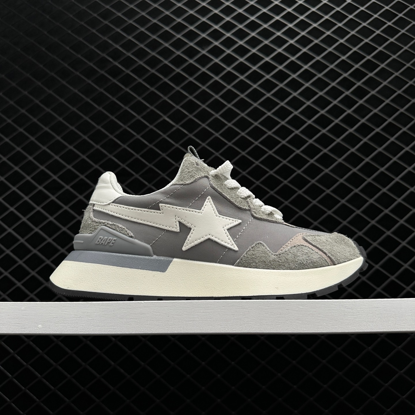 A Bathing Ape Roadsta Express Grey - Stylish and Comfortable Sneakers