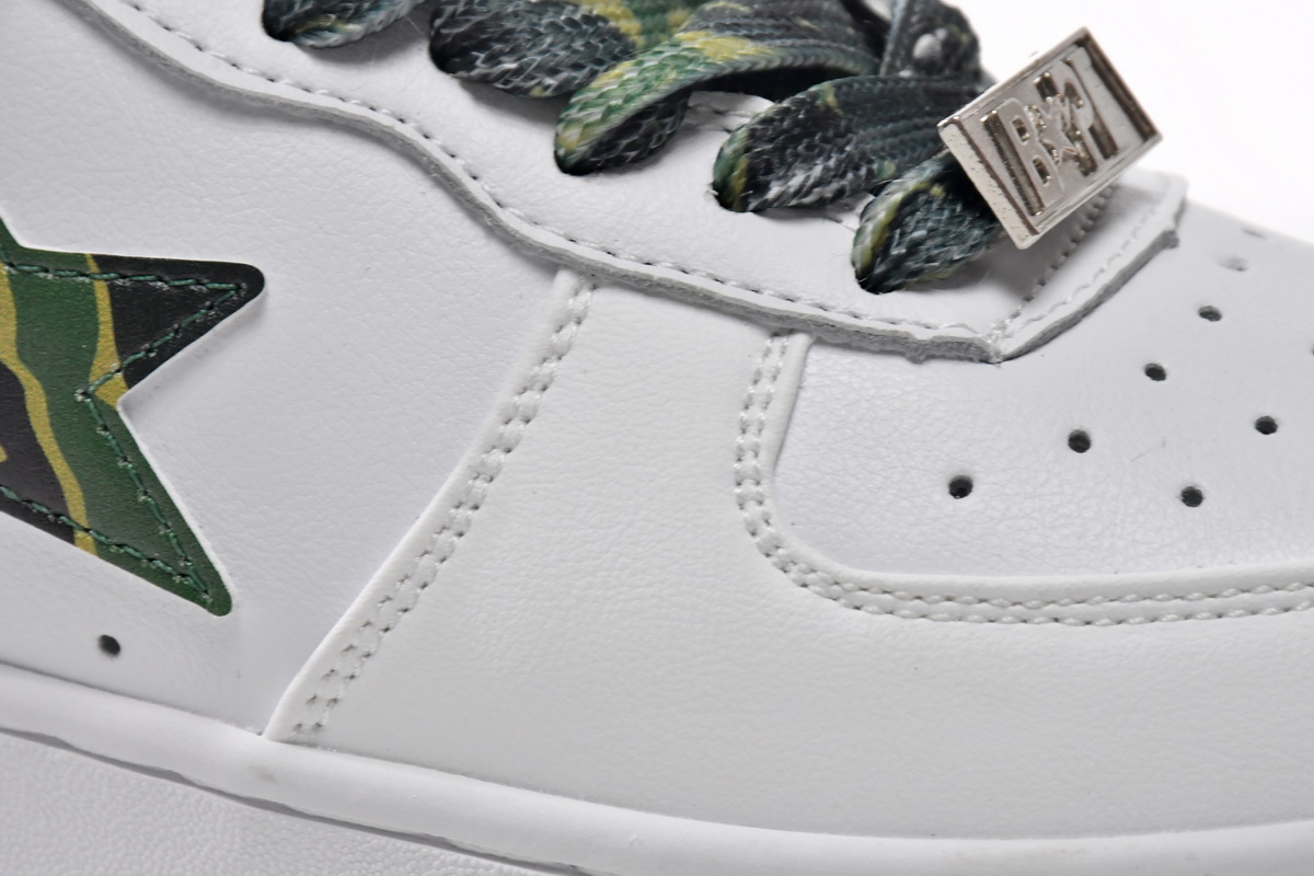 A Bathing Ape Bape Sta Low White ABC Camo Green - 2021 Limited Edition