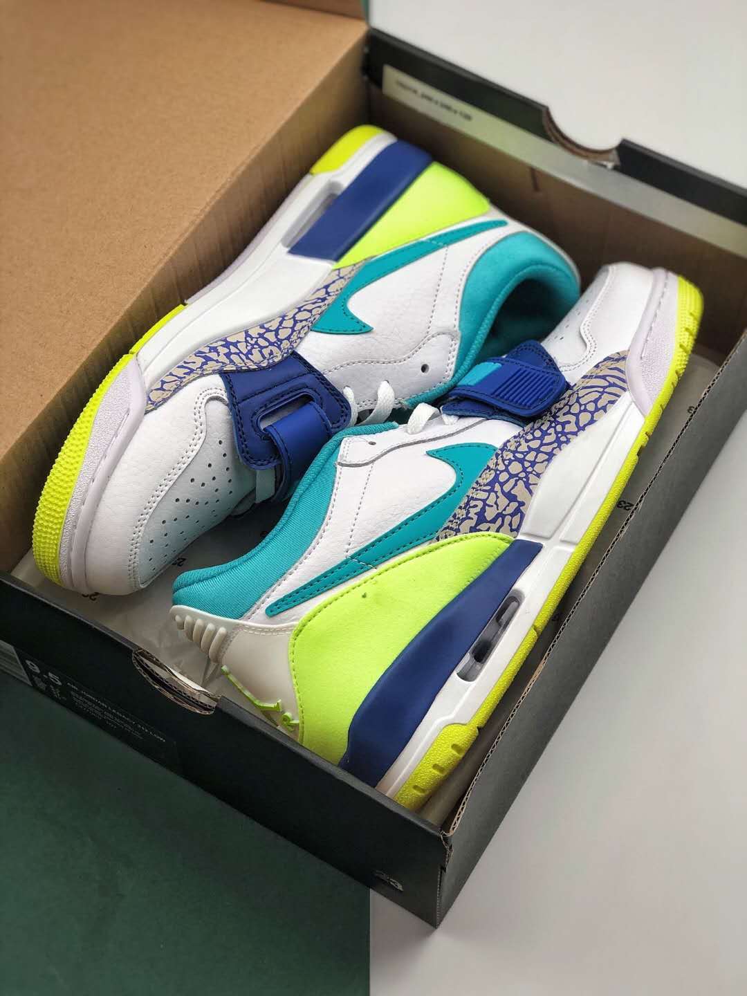 Don C x Air Jordan Legacy 312 Low - White/Green/Multi-Color CD7069-107