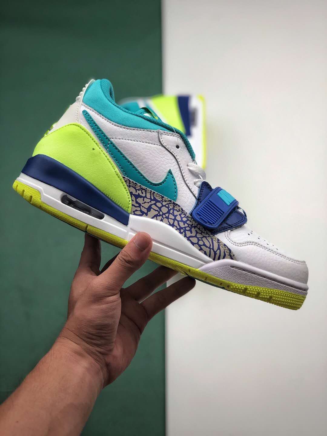 Don C x Air Jordan Legacy 312 Low - White/Green/Multi-Color CD7069-107