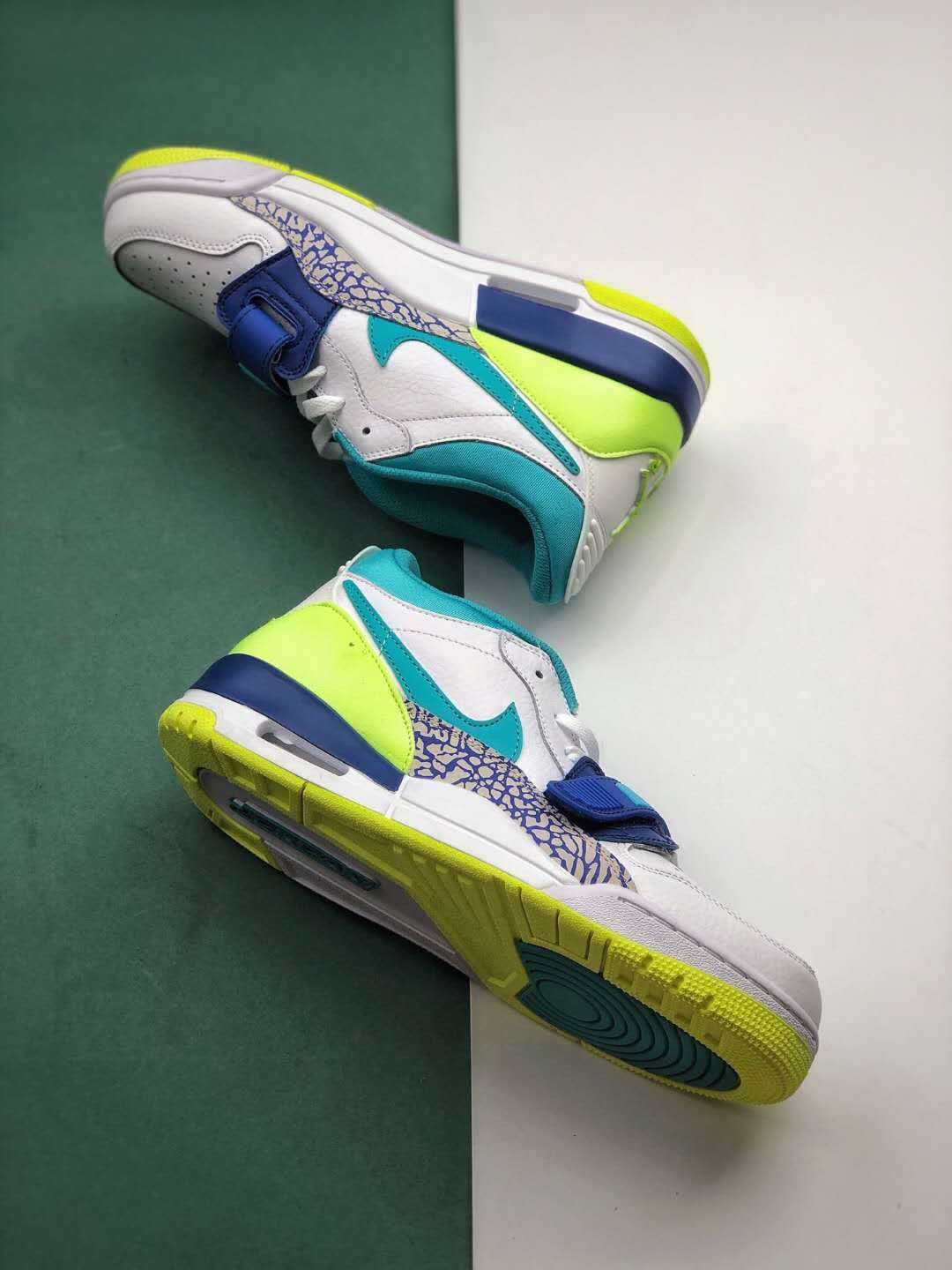 Don C x Air Jordan Legacy 312 Low - White/Green/Multi-Color CD7069-107