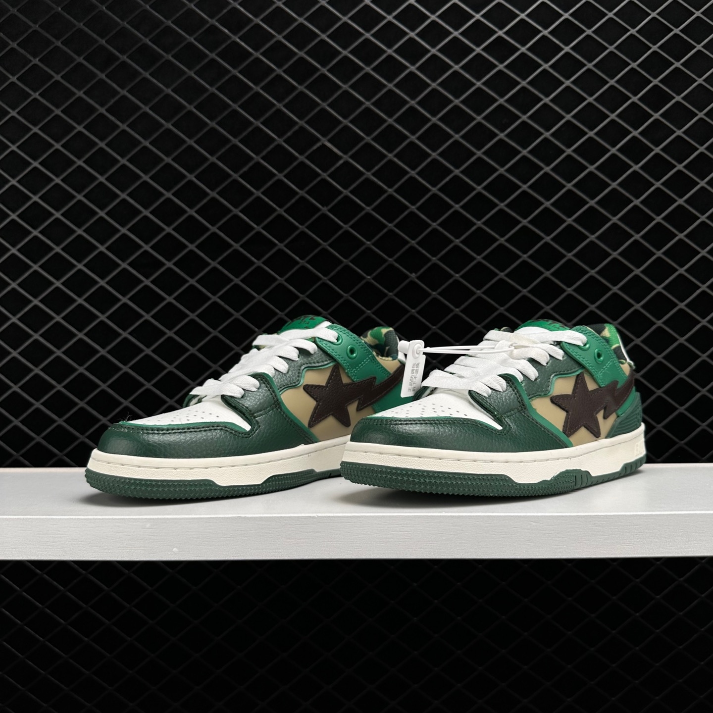 A Bathing Ape Bape SK8 Sta ABC Camo Green - Limited Edition Sneakers