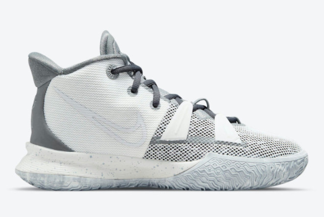 Nike Kyrie 7 GS 'Chip' Light Smoke Grey/S. Grey DB5624-011 Nike Kyrie 7 GS 'Chip' Light Smoke Grey/S. Grey DB5624-011
