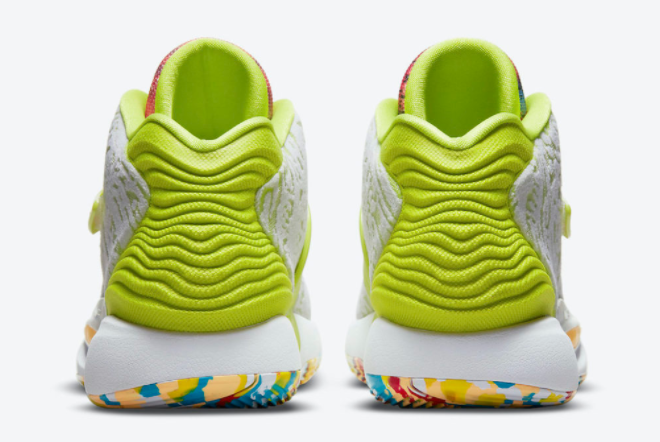 Nike KD 14 White/Lime Green-Multi-Color CZ0170-101 | Shop Online Now